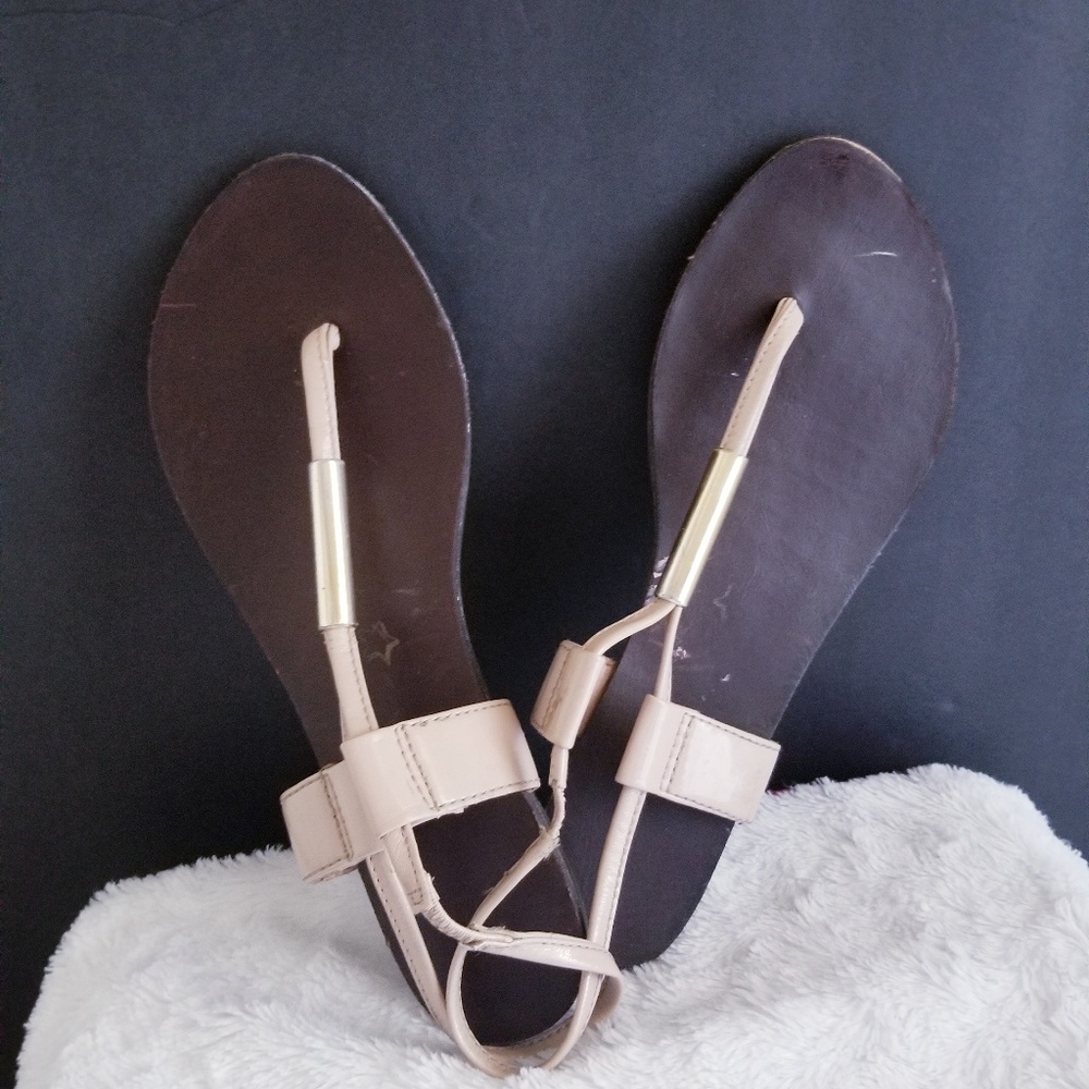 Nude sandals